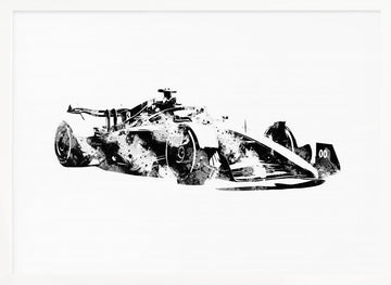 Dynamic Formula Racer | Poster - White Frame Interior