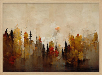 Whispering Trees | Poster - Wood Frame Interior