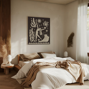 Celestial Ocean Dancer | Canvas - Room Interior 2