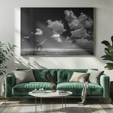 African Giraffe Sky | Poster - Room Interior 1