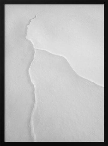 White Sand Dunes | Poster - Black Metal Frame Interior