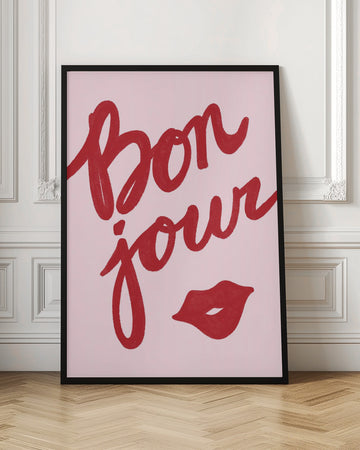 Bonjour Kiss | Poster - Room Interior 1