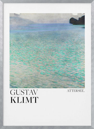 Attersee (1900) Poster | Poster - Silver Frame Interior