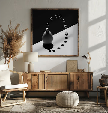Abstract Spheres Curve | Poster - Room Interior 2