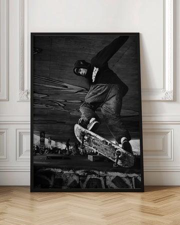 Skateboarder Urban Trick | Poster - Room Interior 1