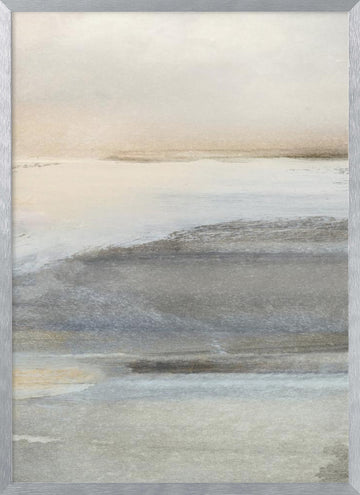 Land 3 | Poster - Silver Frame Interior