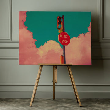 Surreal Stop Go | Canvas - Room Interior 1