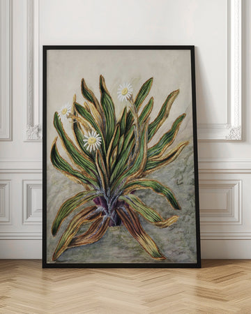 Mountain Daisy Drawn By Sarah Featon (1848–1927) | Poster - Room Interior 1