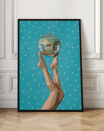 Dancing Disco Legs | Poster - Room Interior 1