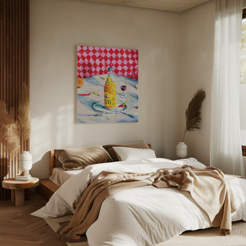 Vibrant Table Still Life | Canvas - Room Interior 2