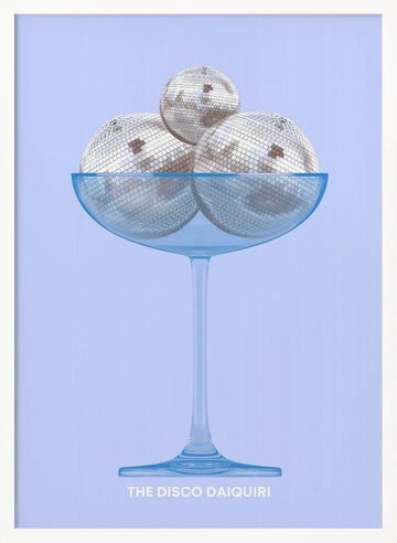 The Disco Daiquiri | Poster - White Frame Interior