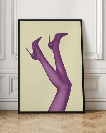 Stylish Purple Legs | Poster - Room Interior 1