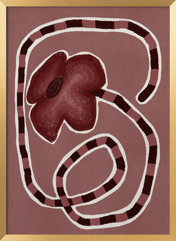 Delicate Bloom 15 | Poster - Gold Frame Interior