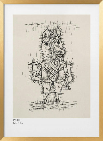 Ass Esel 1925 | Poster - Gold Frame Interior