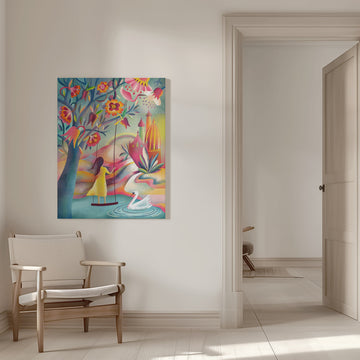 Enchanted Garden Swing | Canvas - Room Interior 1
