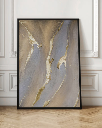 Liquid Gold Streams | Poster - Room Interior 1