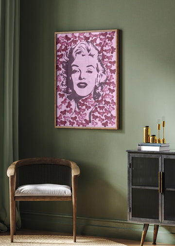 Pink Pop Art Glamour | Poster - Room Interior 2