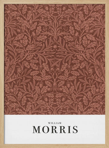 Acorns and oak leaves | Poster - Wood Frame Interior