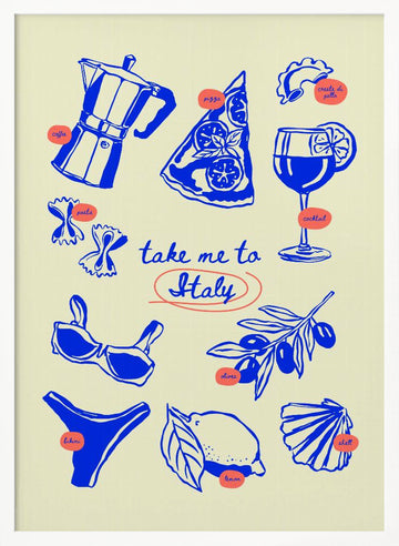 Summercollectionno53 | Poster - White Frame Interior