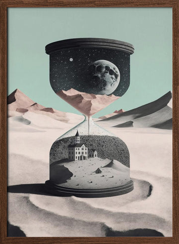 Timeless Landscapes | Poster - Walnut Frame Interior