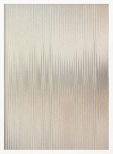 Shimmering Vertical Waves | Poster - White Frame Interior