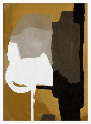 Resting | Poster - White Frame Interior