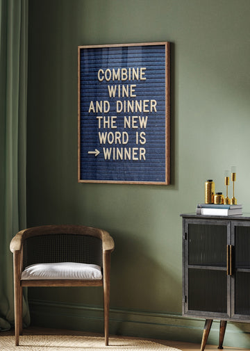Wine Dinner Winner | Poster - Room Interior 2