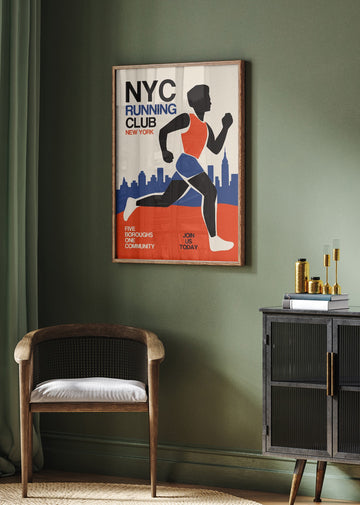 New York City Runner | Poster - Room Interior 2