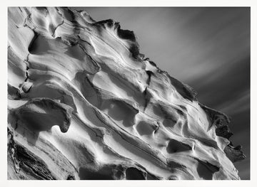 Wavy Rock Formations | Poster - White Frame Interior
