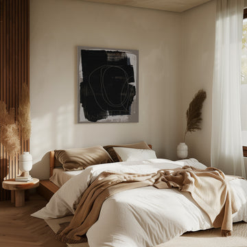 Abstract Brush Strokes 180Z | Canvas - Room Interior 2