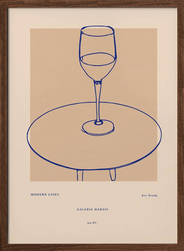 Galeriemaraisno01 | Poster - Walnut Frame Interior