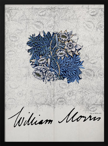 Tulip and Willow | Poster - Black Metal Frame Interior
