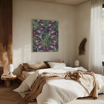 Art Nouveau Floral Pattern | Canvas - Room Interior 2