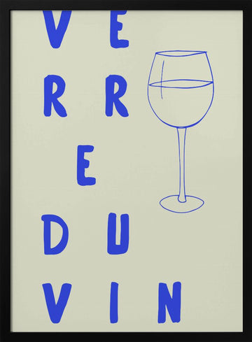 Verreduvin | Poster - Black Metal Frame Interior