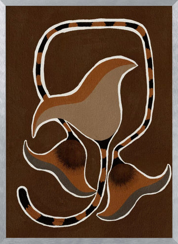 Delicate Bloom 4 | Poster - Silver Frame Interior