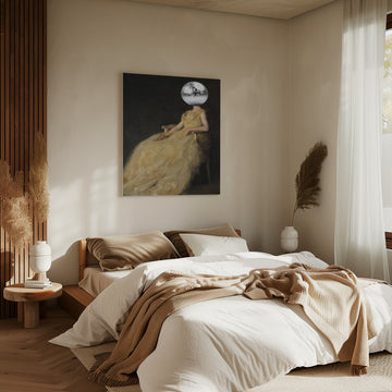 Elegant Disco Portrait | Canvas - Room Interior 2