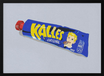 Classic Swedish Spread Tube | Poster - Black Metal Frame Interior
