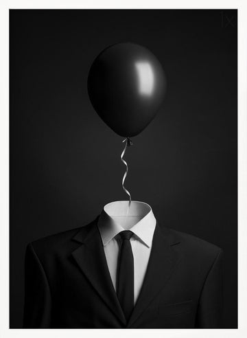 Surreal Business Suit | Poster - White Frame Interior