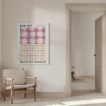 Retro Pop Art Patterns | Canvas - Room Interior 1