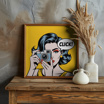 Pop Art Photographer | Poster - Room Interior 1