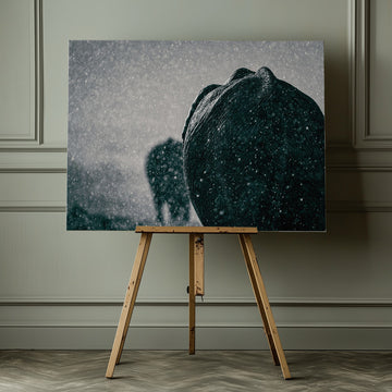 Elephants In The Rain | Canvas - Room Interior 1