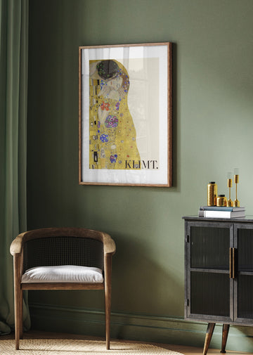 The Kiss (1907–1908) Special Poster Crop | Poster - Room Interior 2