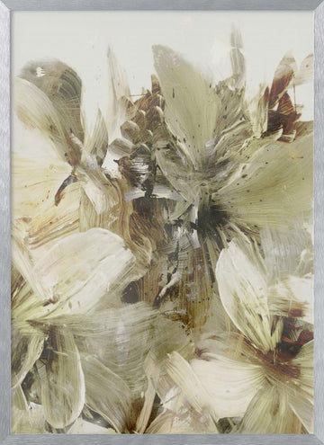 Hill Flowers 3 | Poster - Silver Frame Interior