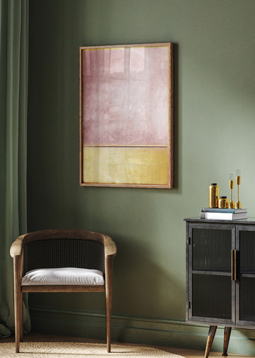 Pink Gold Horizon | Poster - Room Interior 2
