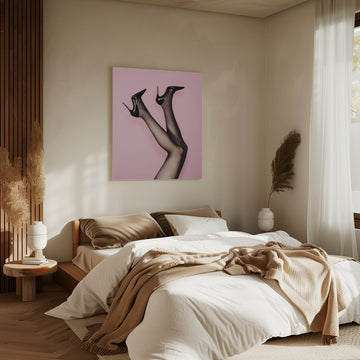 Elegant Heels on Pink | Canvas - Room Interior 2