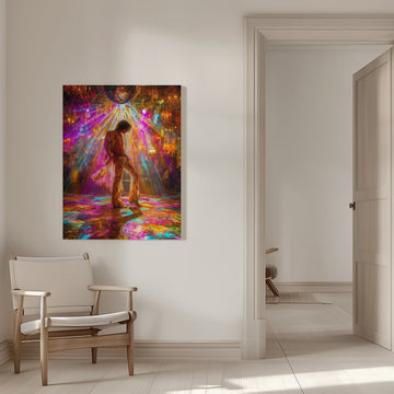 Vibrant Disco Groove | Canvas - Room Interior 1