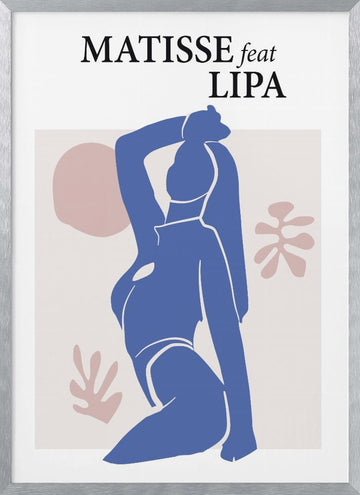 Matisse Feat Lipa | Poster - Silver Frame Interior