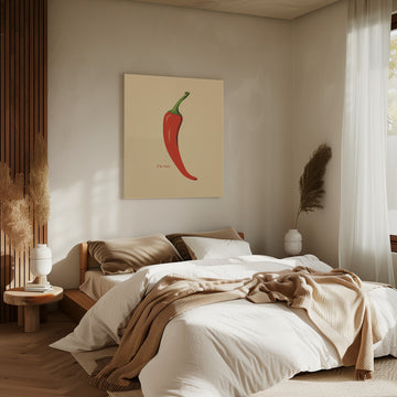 Hot Red Chili | Canvas - Room Interior 2