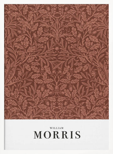 Acorns and oak leaves | Poster - White Frame Interior