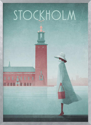 Stockholm-1 Stockholm City Hall | Poster - Silver Frame Interior